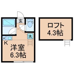 和田町駅 徒歩9分 1階の物件間取画像